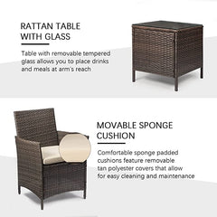 2 Chairs and Table