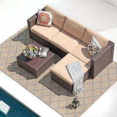 5 Piece Patio Furniture Set