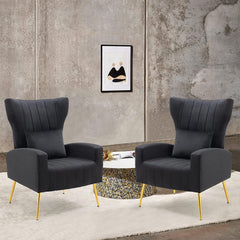 Modern Living Room Velvet Accent Chair
