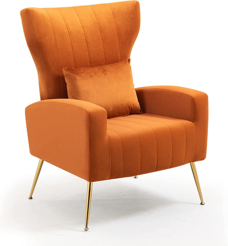 Modern Living Room Velvet Accent Chair