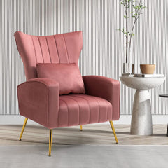 Modern Living Room Velvet Accent Chair
