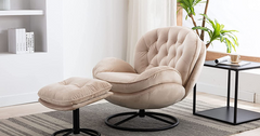 Accent Chair with Ottoman