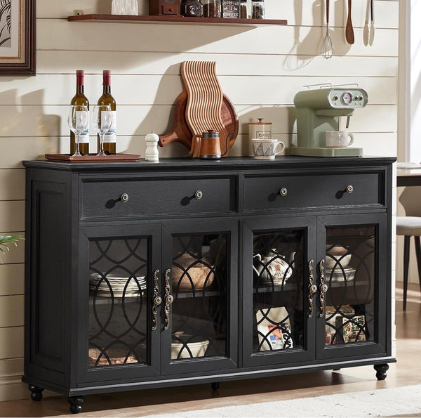 Farmhouse Sideboard Buffet Cabinet with Storage,59