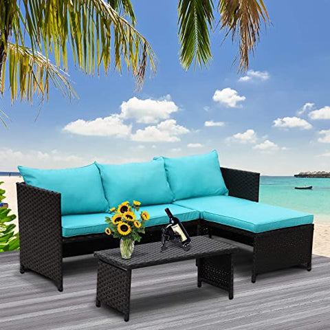 3-Piece Outdoor Sectional