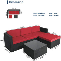 5 Piece Sectional